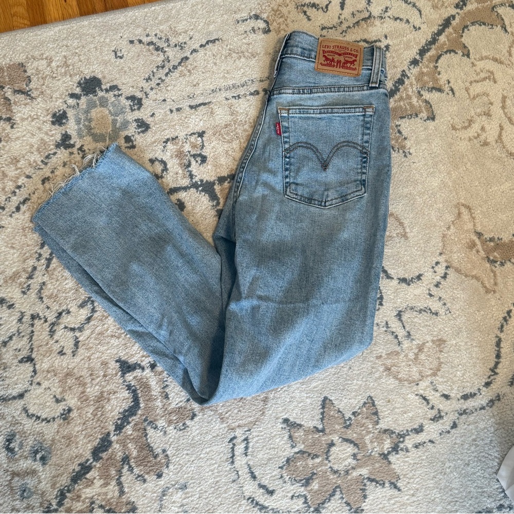 Levi's Light Blue Wedgie Straight